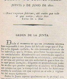 Primer Número - 7 junio 1810