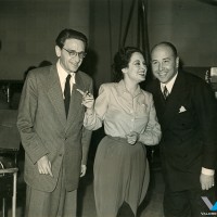 Víctor Schister, Virginia Luque y Jaime Font Saravia, Virgina cantaba 4 canciones y JFS una surera.